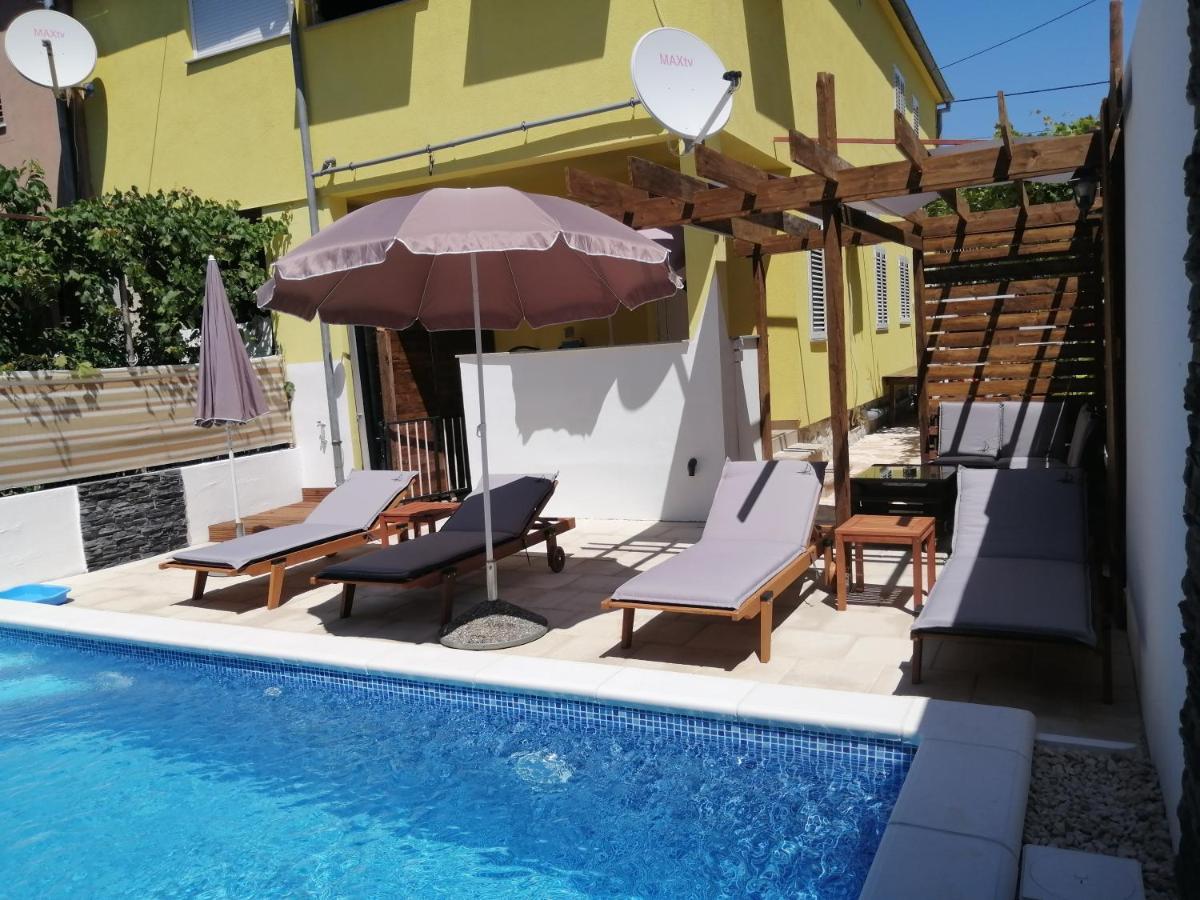 Apartment Rustica Zadar With Exclusive Use Of The Pool-Ground Floor Экстерьер фото